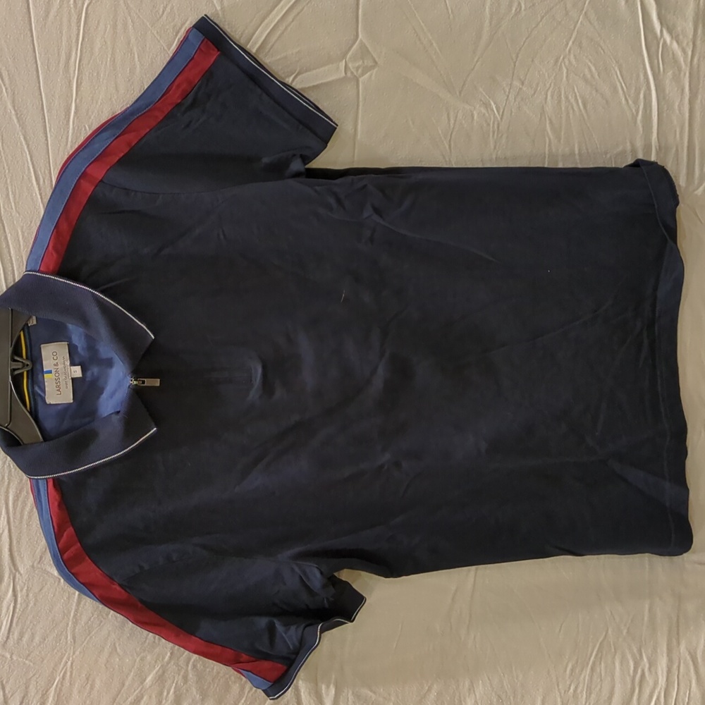 NWOT Larsson & Co 1/4 Zip Polo Size S